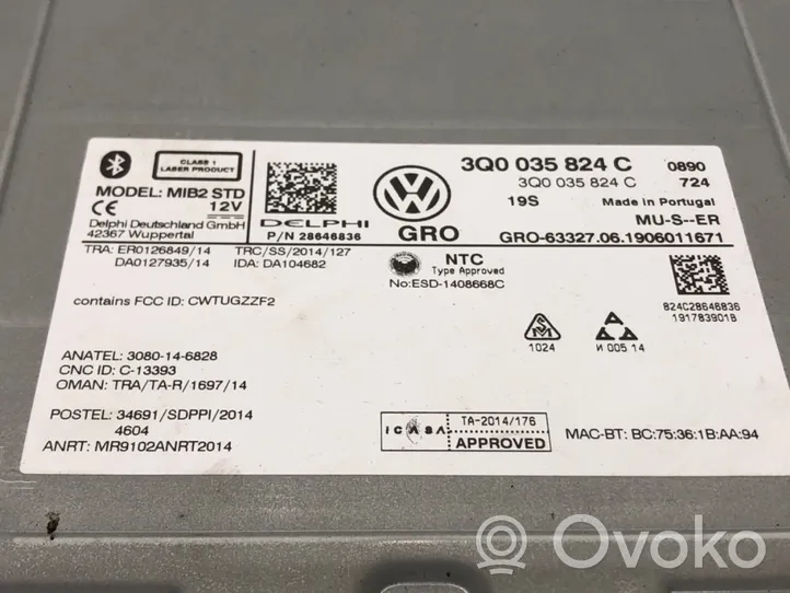 Volkswagen Golf VII Filtras antenos 3Q0035824C