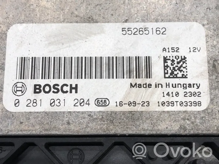 Fiat 500X Unité de commande, module ECU de moteur 552651620281031204