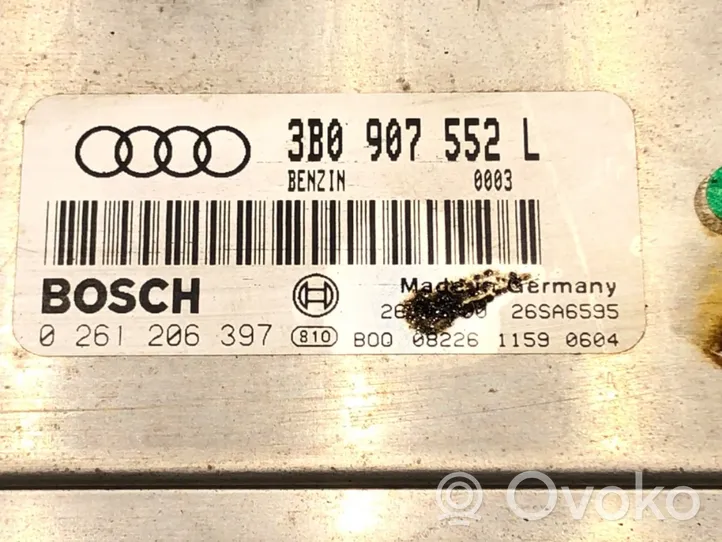 Audi A6 S6 C5 4B Moottorin ohjainlaite/moduuli (käytetyt) 3B0907552L