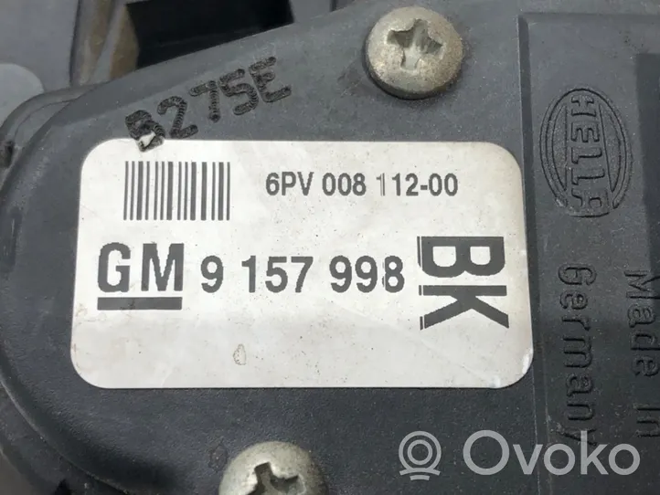 Opel Astra H Pedale dell’acceleratore 9157998BK