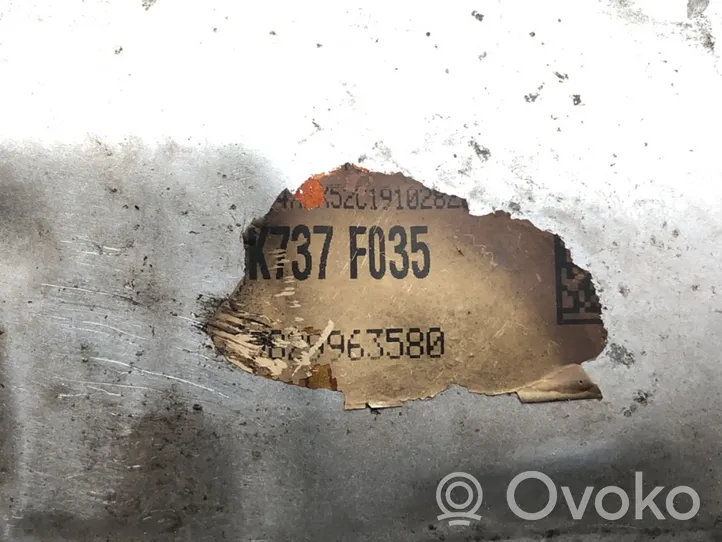 Opel Grandland X Filtre à particules catalyseur FAP / DPF 9829963580K737F035