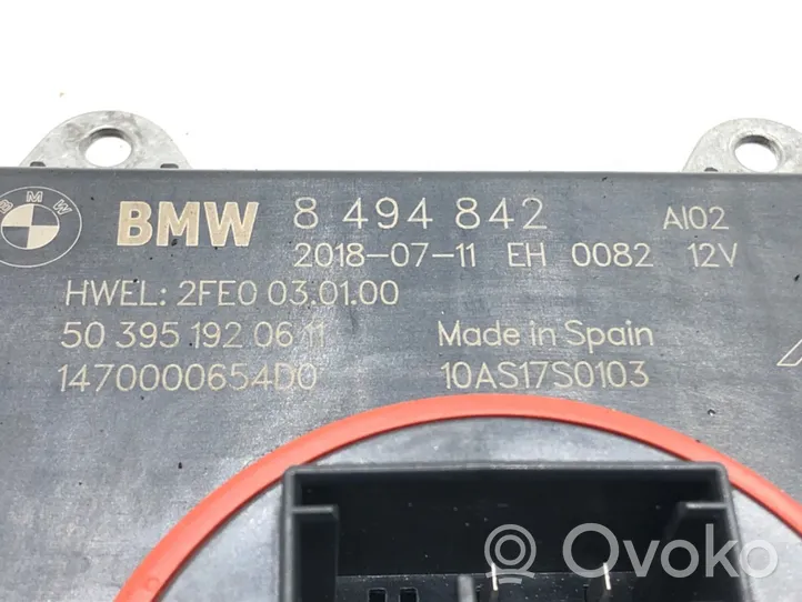 BMW 3 F30 F35 F31 Modulo del convertitore di tensione/trasformatore 8494842