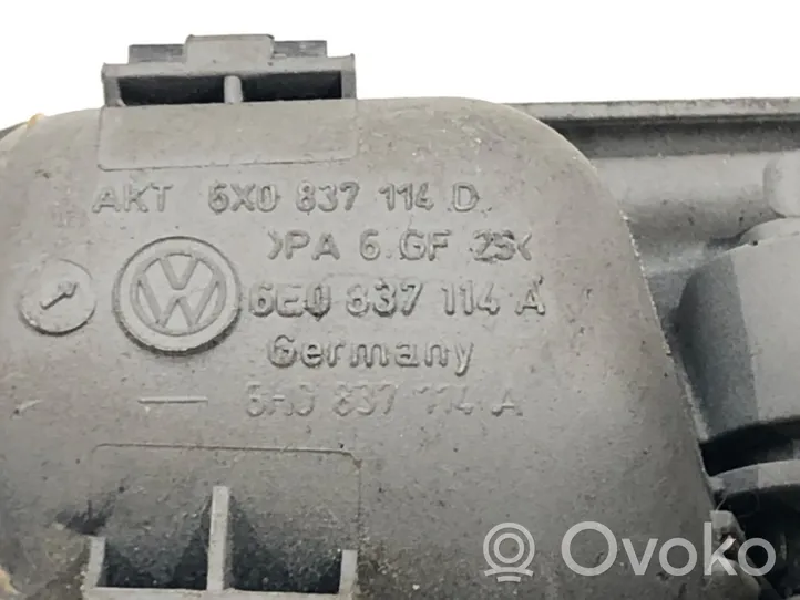 Volkswagen Lupo Etuoven sisäkahva 6E0837114A