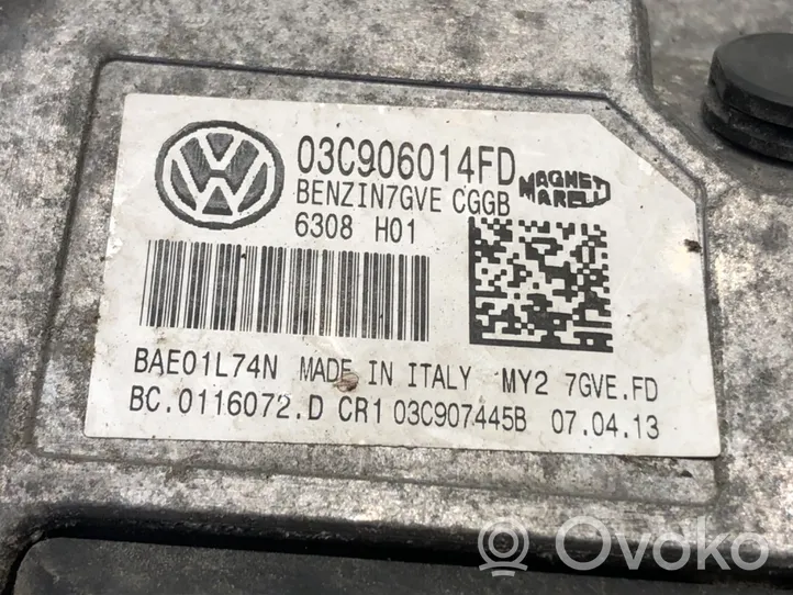 Volkswagen Polo V 6R Komputer / Sterownik ECU silnika 03C906014FD