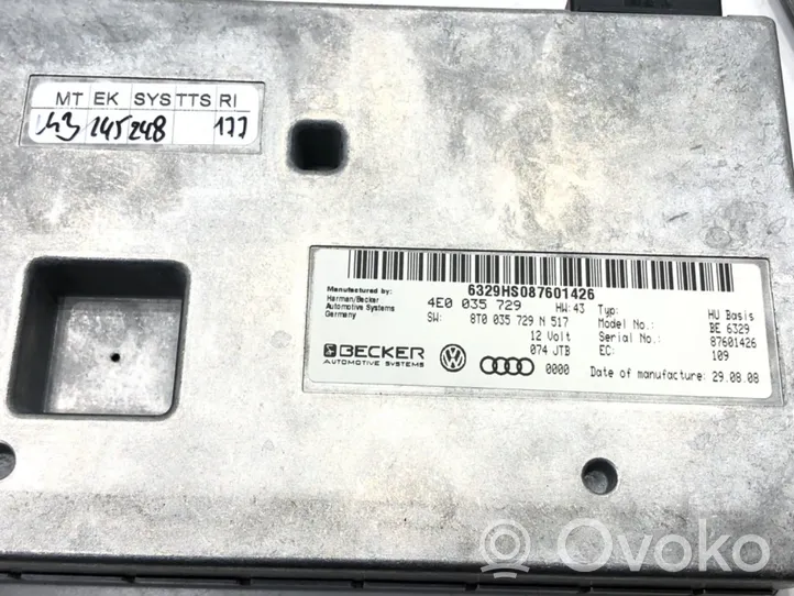 Audi A4 S4 B8 8K Inne komputery / moduły / sterowniki 8T0035729N