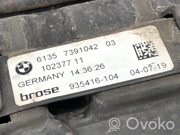 BMW X3 G01 Traversa di supporto paraurti posteriore 7391042