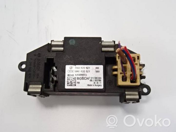 Audi A4 S4 B8 8K Motorino ventola riscaldamento/resistenza ventola 8K0820521