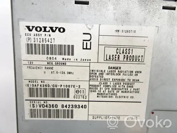 Volvo C70 Wiązka przewodów drzwi przednich 31285427
