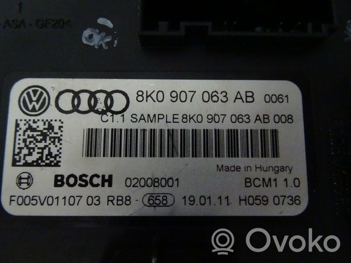 Audi Q5 SQ5 Mukavuusmoduuli 8K0907063AB