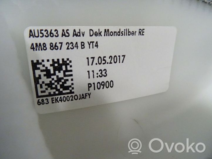 Audi Q8 Osłona słupka szyby przedniej / A 4M8867234B