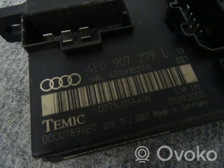 Audi A8 S8 D3 4E Module confort 4E0907279L