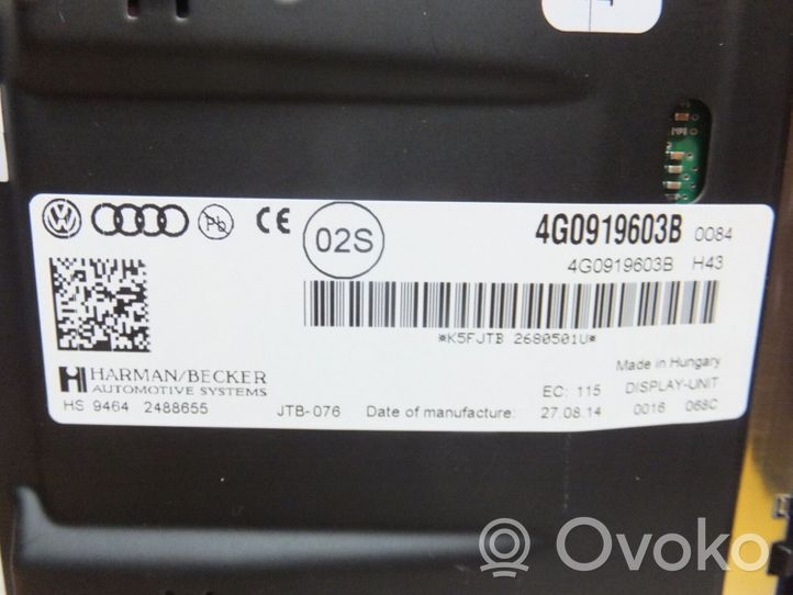 Audi A6 S6 C7 4G Unité de contrôle MMI 4G1035187A