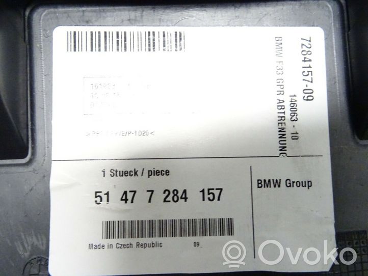 BMW M4 F82 F83 Muu vararenkaan verhoilun elementti 7284157