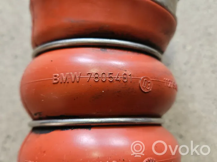 BMW 6 F12 F13 Tube d'admission de tuyau de refroidisseur intermédiaire 7805401