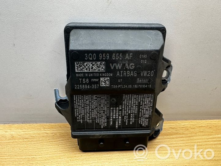 Volkswagen PASSAT B8 Module de contrôle airbag 3Q0959655AF