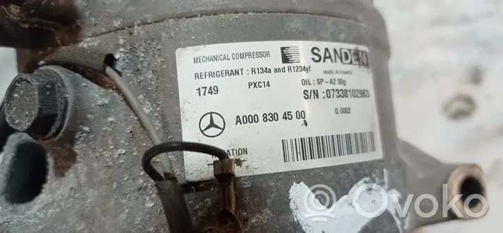 Mercedes-Benz S W222 Ilmastointilaitteen kompressorin pumppu (A/C) A0008304500