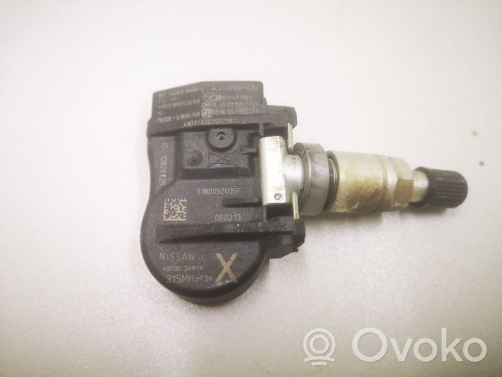 Nissan Leaf I (ZE0) Sensore di pressione dello pneumatico 407003AN1A