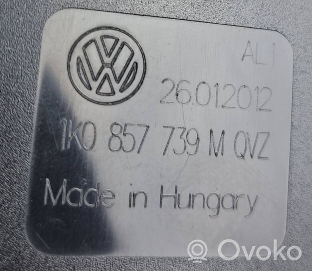 Volkswagen Golf VI Boucle de ceinture de sécurité arrière 1K0857739M