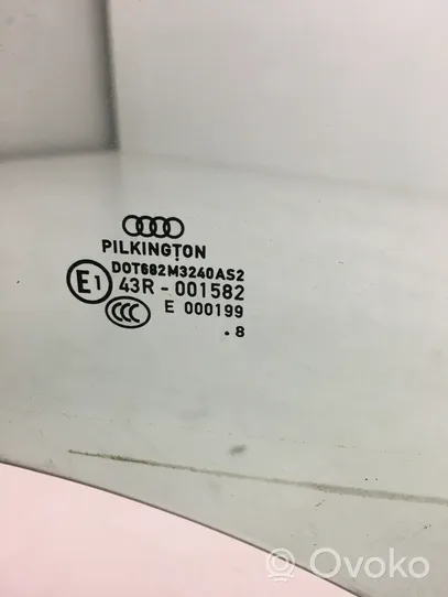 Audi A4 S4 B8 8K Etuoven ikkunalasi, neliovinen malli 43R001582