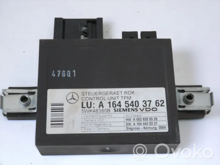 Mercedes-Benz SL R230 Module de pression des pneus A1645403762