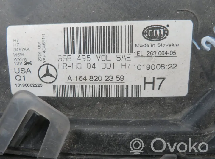 Mercedes-Benz ML W164 Etu-/Ajovalo A1648202359