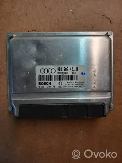 Audi A6 S6 C5 4B Moottorin ohjainlaite/moduuli 4B0907401H