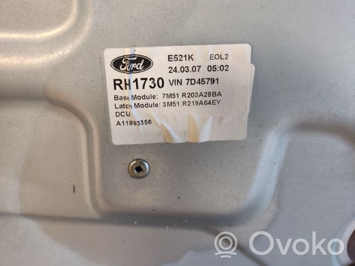 Ford Focus C-MAX Mécanisme de lève-vitre avec moteur 