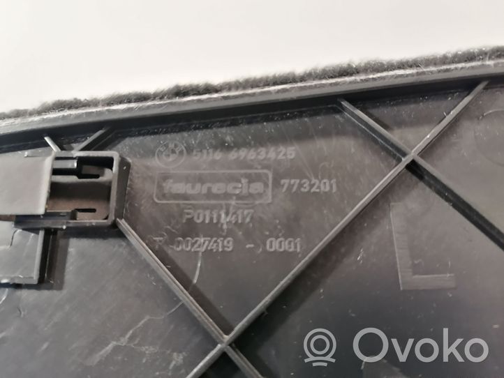 BMW X5 E70 Osłona tylna tunelu środkowego 51166963425