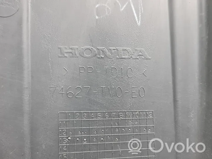 Honda Civic IX Protector/cubierta de la carrocería inferior del maletero 74627TV0E0