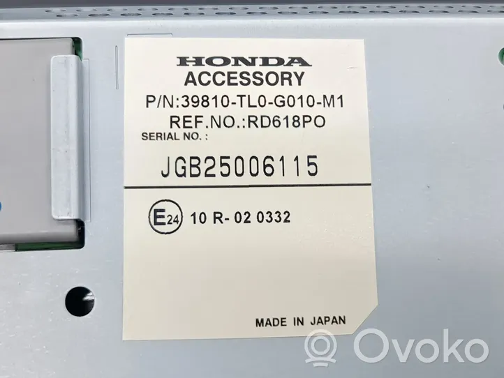 Honda Accord Monitor / wyświetlacz / ekran RD618P0