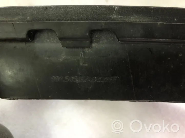 Porsche 911 991 Rivestimento della parte inferiore del paraurti posteriore 991505651