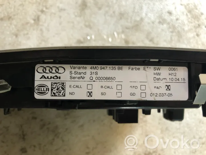 Audi Q7 4M Illuminazione sedili anteriori 4M0947135