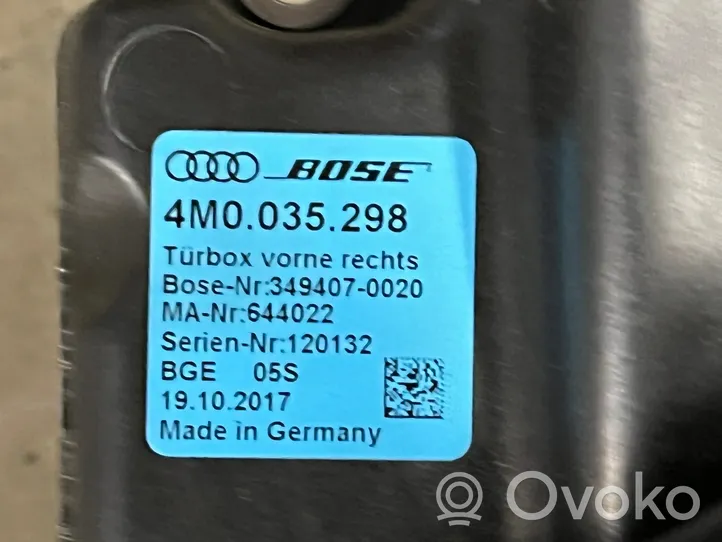 Audi Q7 4M Etuoven kaiutin 4M0035298
