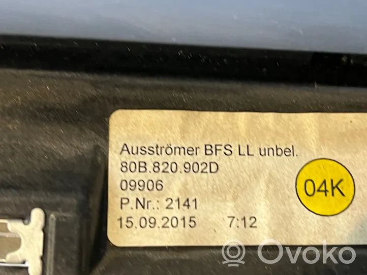 Audi Q5 SQ5 Kita centrinė konsolės (tunelio) detalė 80B820902