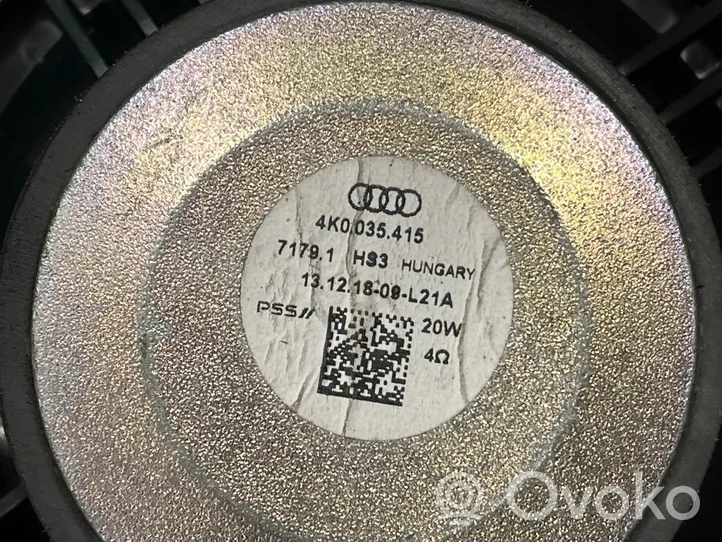 Audi A6 S6 C8 4K Etuoven kaiutin 4K0035415