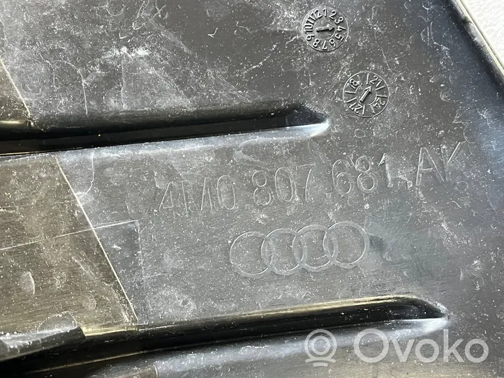 Audi Q7 4M Mascherina inferiore del paraurti anteriore 4M0807681AK