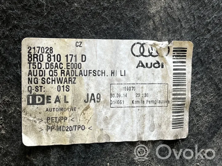 Audi Q5 SQ5 Aizmugurējais apakšspārns 8R0810171