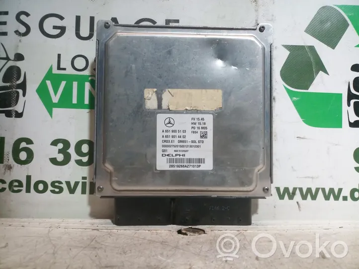 Mercedes-Benz A W176 Sterownik / Moduł ECU A6519005103