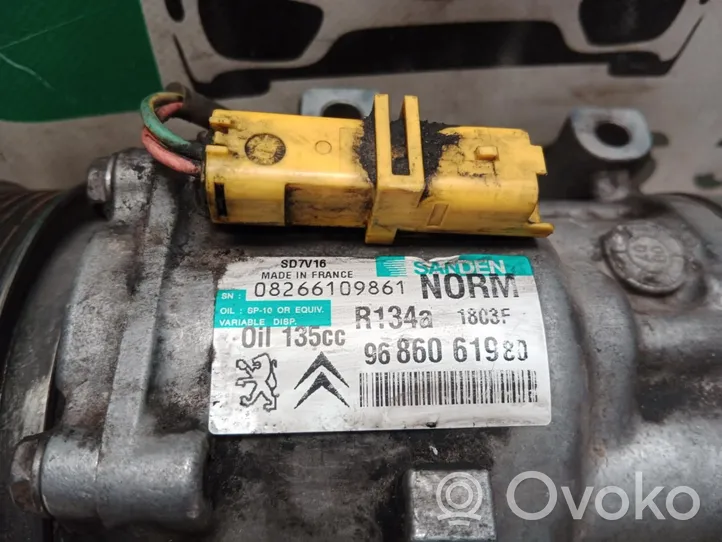 Fiat Scudo Compressore aria condizionata (A/C) (pompa) 9686061980