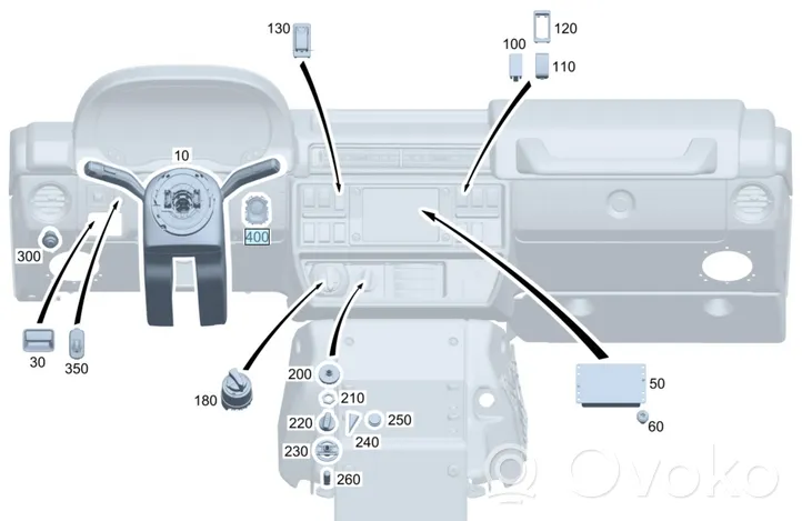 Mercedes-Benz Sprinter W907 W910 Przycisk zapłonu Start / Stop A1779051201