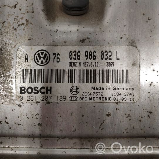 Volkswagen Golf IV Module de commande suspension pneumatique arrière 036906032L
