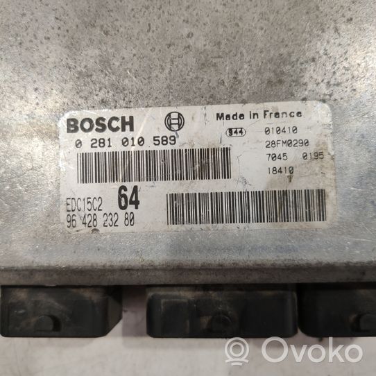 Citroen C5 Centralina/modulo motore ECU 0281010589