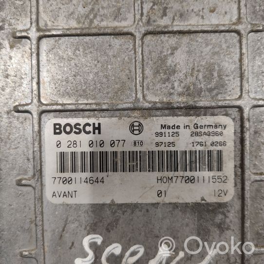 Renault Scenic I Centralina/modulo motore ECU 0281010077