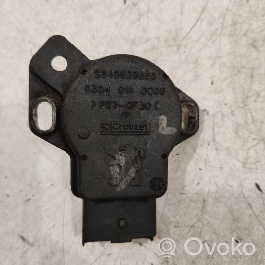 Peugeot 607 Capteur de hauteur à suspension pneumatique 9646629680