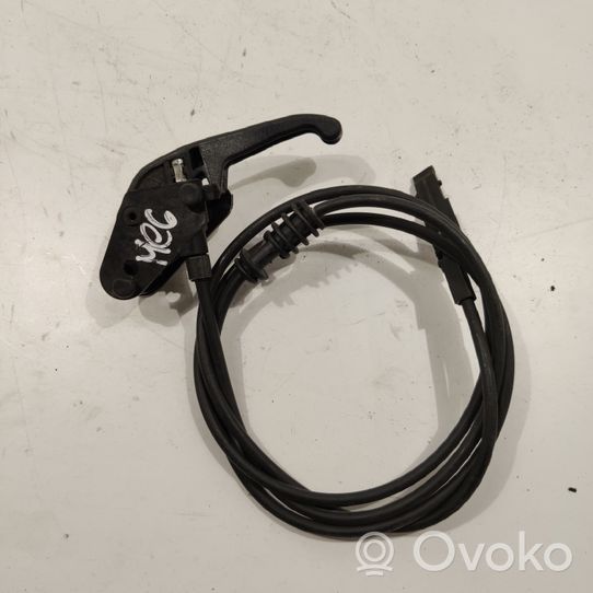 Renault Megane II Engine bonnet/hood lock release cable 