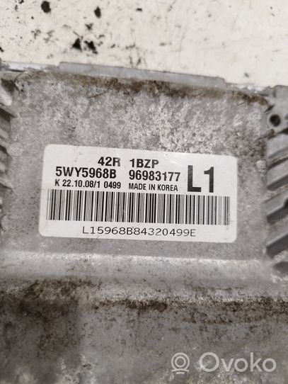 Chevrolet Aveo Motora vadības bloka ECU 96983177