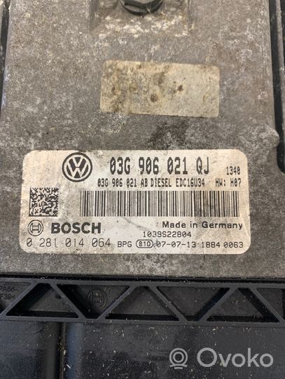 Volkswagen Golf V Блок управления двигателя 03G906021QJ