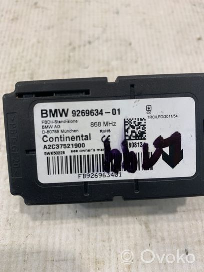 BMW 1 F20 F21 Hälytyksen ohjainlaite/moduuli 9269634