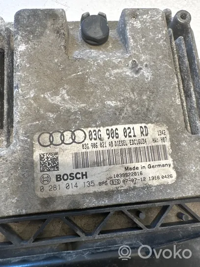 Audi A3 S3 A3 Sportback 8P Sterownik / Moduł ECU 0281014135