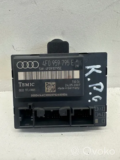 Audi A6 S6 C6 4F Centralina/modulo portiere 4F0959795E